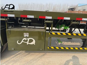 FUDENG 4 Axle Container Flatbed Trailer with Front Board лизинг FUDENG 4 Axle Container Flatbed Trailer with Front Board: фото 5