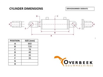 Гидравлика Atlas - Lifting cylinder/Hubzylinder/Hefcilinder: фото 4