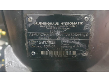 Гидравлика Brueninghaus Hydromatik A6VM107HA1R1/63W -Volvo L30B-Drive motor/Fahrmotor: фото 4