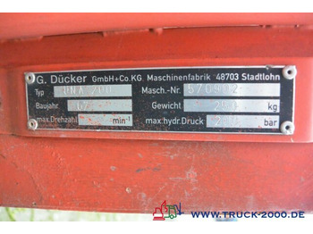 Лёгкий коммерческий автомобиль Multicar Dücker Uni Arm UNA 200 Ausleger + Kontergewicht: фото 2