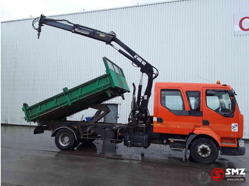 Самосвал, Автоманипулятор Renault Midlum 210 Hiab 102 manual pump: фото 4