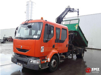 Самосвал, Автоманипулятор Renault Midlum 210 Hiab 102 manual pump: фото 3