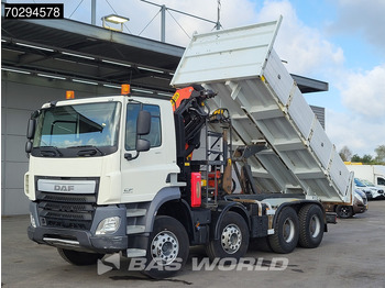 Самосвал, Автоманипулятор DAF CF 460 8X4 Palfinger PK18002 EH Crane tipper Retarder Big-Axle Steelsuspension Manual: фото 2