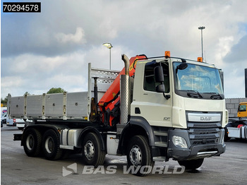 Самосвал, Автоманипулятор DAF CF 460 8X4 Palfinger PK18002 EH Crane tipper Retarder Big-Axle Steelsuspension Manual: фото 3