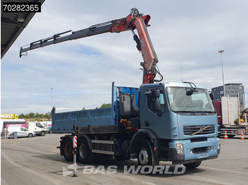 Самосвал, Автоманипулятор Volvo FE 280 904 6X4 Fassi F215/235AXP26 Crane 10m3 tipper Big-Axle Manual Euro 4: фото 3