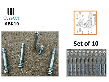 Оборудование для мастерских ABK10 set of 10 - Anchor Bolt Kit - Internal threaded plus anchor bolts: фото 3 Оборудование для мастерских ABK10 set of 10 - Anchor Bolt Kit - Internal threaded plus anchor bolts: фото 3