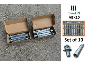 Оборудование для мастерских ABK10 set of 10 - Anchor Bolt Kit - Internal threaded plus anchor bolts: фото 4 Оборудование для мастерских ABK10 set of 10 - Anchor Bolt Kit - Internal threaded plus anchor bolts: фото 4