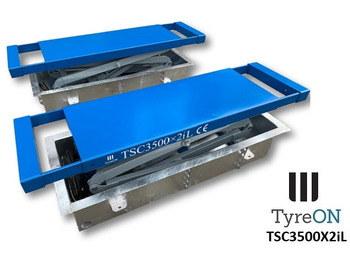Оборудование для мастерских TSC3500X2iL In floor scissor lift - Double extensions - Recessed containers: фото 3