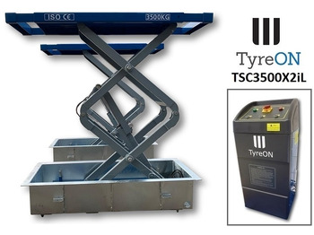 Оборудование для мастерских TSC3500X2iL In floor scissor lift - Double extensions - Recessed containers: фото 4