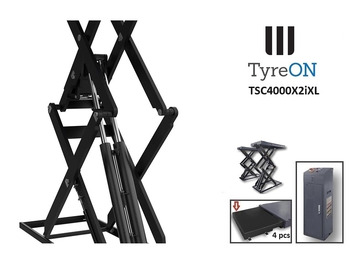 Оборудование для мастерских TSC4000X2iXL In floor scissor lift - Double extensions - 12 cm installation depth - Hydromechanically locked - No compressed air required - 4T: фото 5