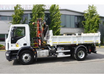 Автоманипулятор IVECO Eurocargo 160-250 / Fassi F95 crane / 120 tho. km / 3-sided tipper: фото 5