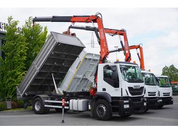 Самосвал, Автоманипулятор IVECO Stralis 310 E6 / NEW 3-sided tipper / Fassi F135 crane with remote control: фото 2