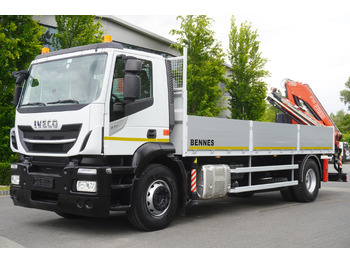 Автоманипулятор, Автоманипулятор Iveco Stralis 310 / 34 tho km !!! / FASSI 4 Tons 400 MTH! / Flatbed: фото 4