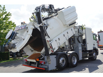 Ассенизатор MAN TGM 26.340 E6 / RIVARD sewage cleaner 11.8 m3 / 170 tho. km / steered axle: фото 3