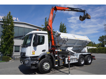 Автоманипулятор MERCEDES-BENZ Arocs 2636 / 6x4 / HDS Fassi / 3-Way Tipper / Bortmatic: фото 2