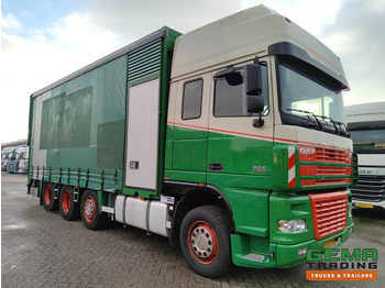 Автовоз DAF FAK XF95.430 8x2 SuperSpaceCab Euro3 - CurtainSider 7.31m + Ramp 16T - MachineTransporter - 6 Persons  (V558): фото 3