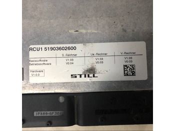 Блок управления для Погрузочно-разгрузочной техники Motor controller RCU1 for Still: фото 4 Блок управления для Погрузочно-разгрузочной техники Motor controller RCU1 for Still: фото 4