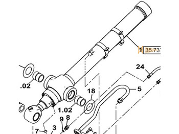 Гидравлический цилиндр CASE