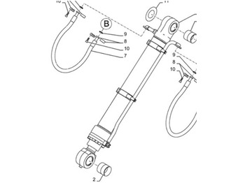 Гидравлический цилиндр CASE