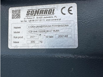 Sonarol Schwergutschaufel 200 cm mit Bobcat Teleskoplader Aufnahme лизинг Sonarol Schwergutschaufel 200 cm mit Bobcat Teleskoplader Aufnahme: фото 4