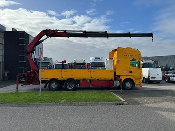 Автоманипулятор, Грузовик бортовой/ Платформа Scania R500 V8 6X2 EURO 5 + HIAB 377EP-4XS + REMOTE CON: фото 2