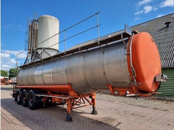 Полуприцеп-цистерна Burg Chemical - INOX - RVS - 31 m3 - 3 Comp.: фото 4