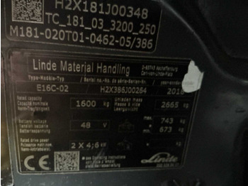 Вилочный погрузчик LINDE E16