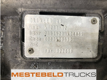 Коробка передач и запчасти для Грузовиков Mercedes-Benz Versnellingsbak G 211-12 KL: фото 5