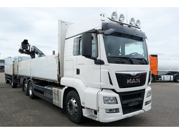 Грузовик бортовой/ Платформа, Автоманипулятор MAN 26.440 TGS LL 6x2, Kran Fassi F195AS.22, AHK, AC: фото 2