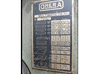 Металлообрабатывающий станок Poinçonneuse multifonctions Omera multimatic / 16-70S: фото 2