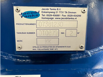 Резервуар для хранения Jacobi 2000 Liter Dubbelwandige Dieseltank Kiwa: фото 3