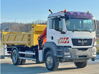 Самосвал, Автоманипулятор MAN TGS 18.320 * PK 12002 - EH A + FUNK * TOPZUSTAND: фото 4