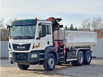 Грузовик бортовой/ Платформа, Автоманипулятор MAN TGS 26.400 * PALFINGER PK 16001 K + FUNK * 6x4: фото 4