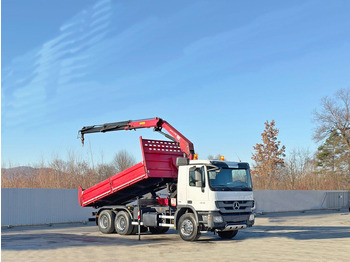 Самосвал, Автоманипулятор Mercedes-Benz ACTROS 2636* KIPPER 5,25 + BORDMATIC / 6x4: фото 2
