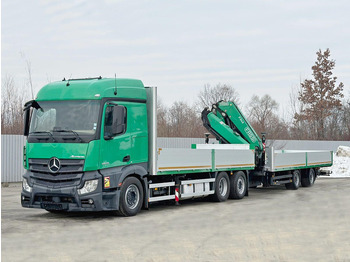 Грузовик бортовой/ Платформа, Автоманипулятор Mercedes-Benz ACTROS 2645 * FASSI F345.24 + FUNK + Anhänger: фото 4 Грузовик бортовой/ Платформа, Автоманипулятор Mercedes-Benz ACTROS 2645 * FASSI F345.24 + FUNK + Anhänger: фото 4