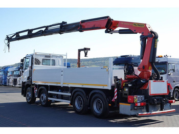 Грузовик бортовой/ Платформа, Автоманипулятор Renault C 430 / 8x4 / SKRZYNIOWY 7 M + HDS PALFINGER 33002 -wysów: 14,5: фото 3