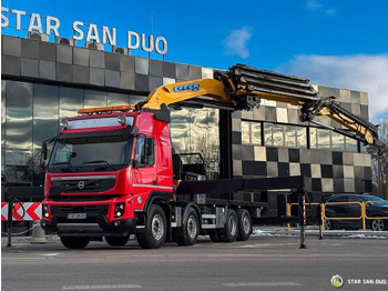 Автоманипулятор, Грузовик бортовой/ Платформа Volvo  FMX 500 8x2 Effer 585 Fly Jib Winch Crane Kran Volvo  FMX 500 8x2 Effer 585 Fly Jib Winch Crane Kran: фото 2
