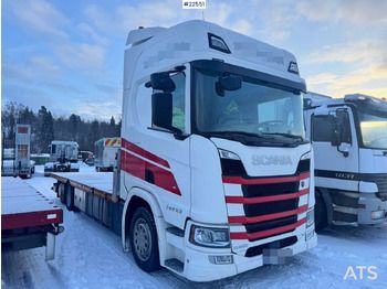 Грузовик бортовой/ Платформа SCANIA R 450