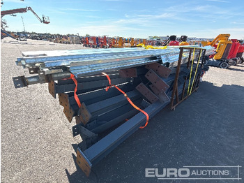 Жилой контейнер Unused 2025 100' X 50' X 16' Galvanized Steel Structure Building, 5' X 20' Bracket, 12 Pillars, 12 Rafters, 8 Roof Supports, 8 Side Brackets: фото 3