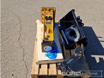 Новый Ковш Unused Set of 30" Ditching, 8" Digging Bucket, Hydraulic Breaker to suit JPC Excavator / Conjunto Cazos de 800mm y 200mm y Martillo Solmek HM-150para Excavadora JPC: фото 4