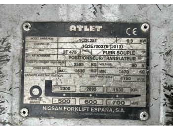 Электропогрузчик Atlet 1Q2L25T: фото 4