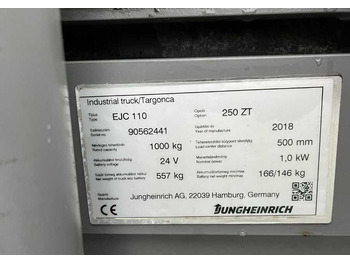 Штабелер Jungheinrich EJC110: фото 4