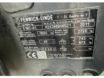 Электропогрузчик Linde E16C-01: фото 4