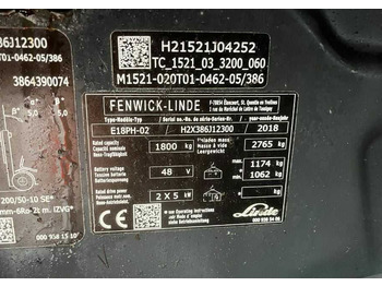 Электропогрузчик Linde E18PH-02: фото 4