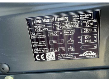 Электропогрузчик Linde E25: фото 4 Электропогрузчик Linde E25: фото 4