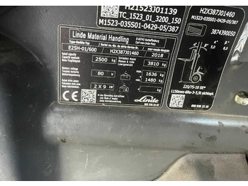 Электропогрузчик Linde E25H-01/600: фото 4