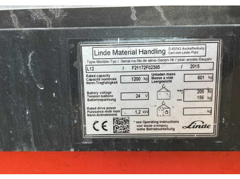 Штабелер LINDE L12