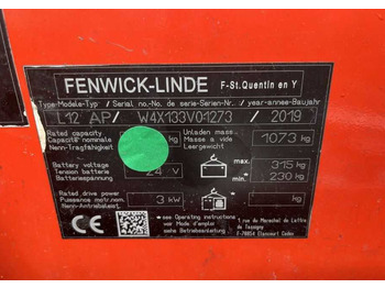 Штабелер Linde L12AP: фото 4