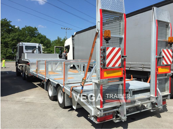 Низкорамный полуприцеп для транспортировки тяжёлой техники 2 Axle Lowloader: фото 1