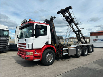 Грузовик-шасси, Автоманипулятор Scania 380 * 8 x 2 * HIAB  105 Z KRAN *2 x LIFT *ABROLL: фото 5